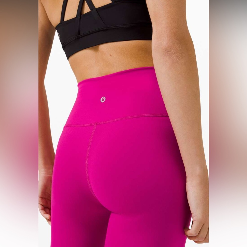 94. Lululemon Wunder Train High-Rise Tight 25" Ripened Raspberry NWOT 16
